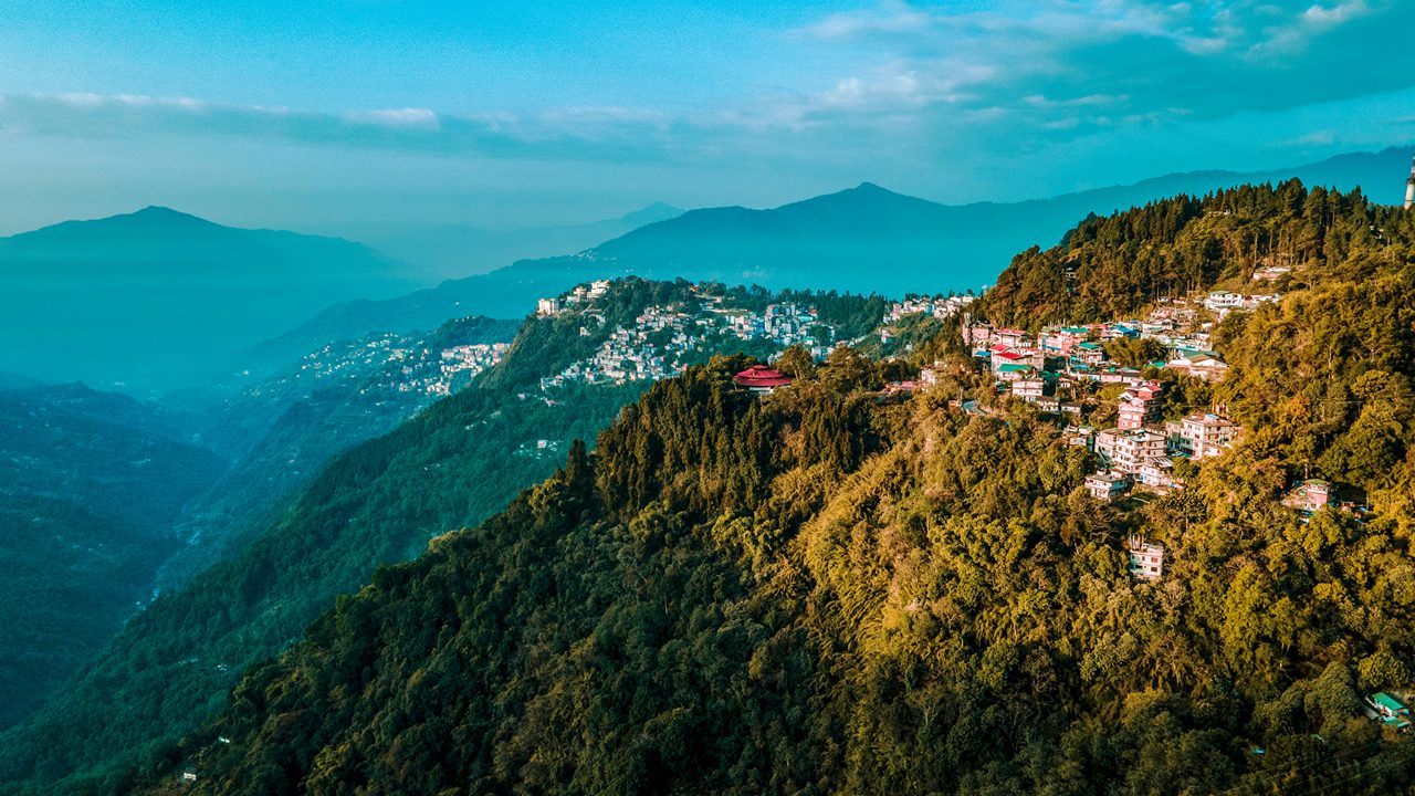 Sikkim mountains and lakes
