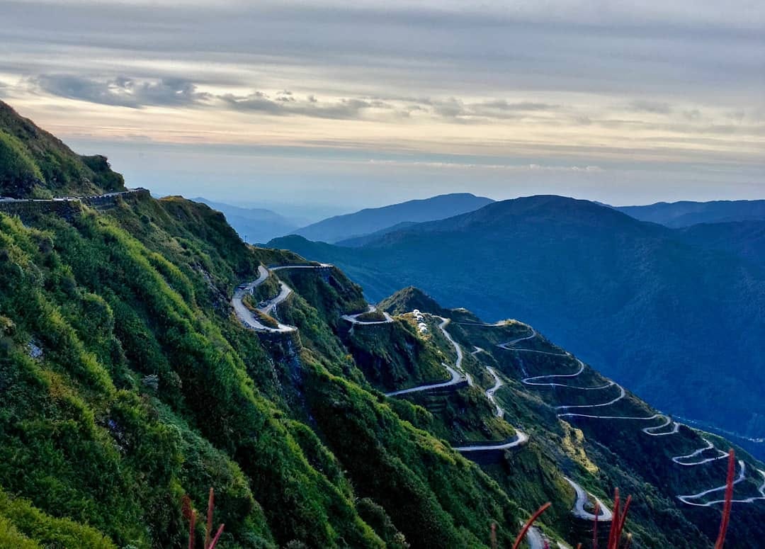 Darjeeling tea gardens and Himalayan views